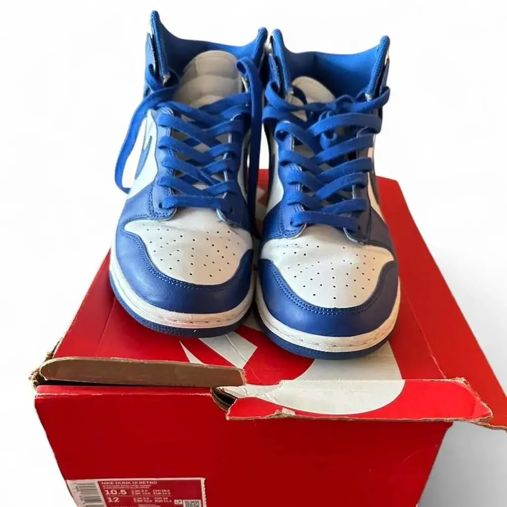Nike Dunk High Retro Game Royal Kentucky Sneakers
